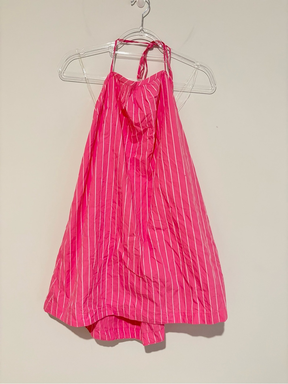 A New Day Sleeveless Shift Mini Dress pin Striped Pink White Size medium - Picture 3 of 10
